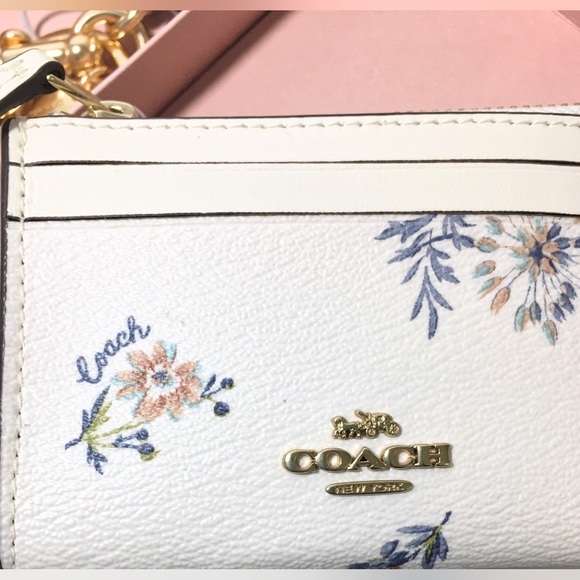 Coach Photo & Mini ID Wallet Keychain Bag Charms - Picture 3 of 8